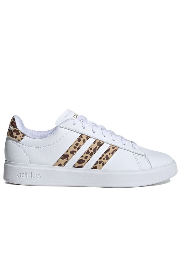 Adidas - Buty damskie adidas Grand Court 2.0 ID2994 - białe. Zapięcie: sznurówki. Kolor: biały. Materiał: skóra, guma, syntetyk. Szerokość cholewki: normalna. Model: Adidas Cloudfoam