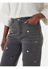 LOLA CASADEMUNT Jeansy MS2614016 Szary Straight Fit. Kolor: szary #4