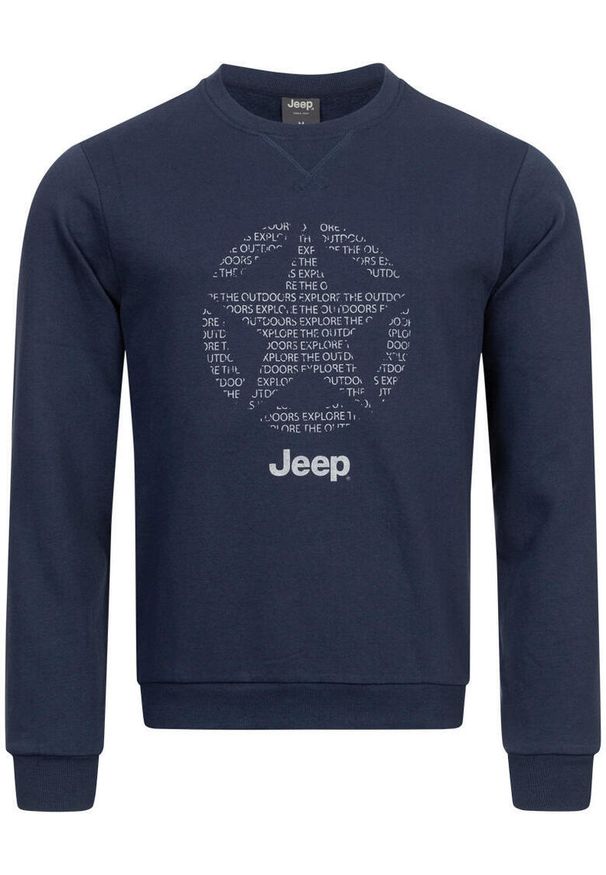 Bluza z Okrągłym Kołnierzem Jeep® dla Mężczyzn z Wzorem Gwiazdy. Kolor: wielokolorowy. Materiał: poliester, bawełna