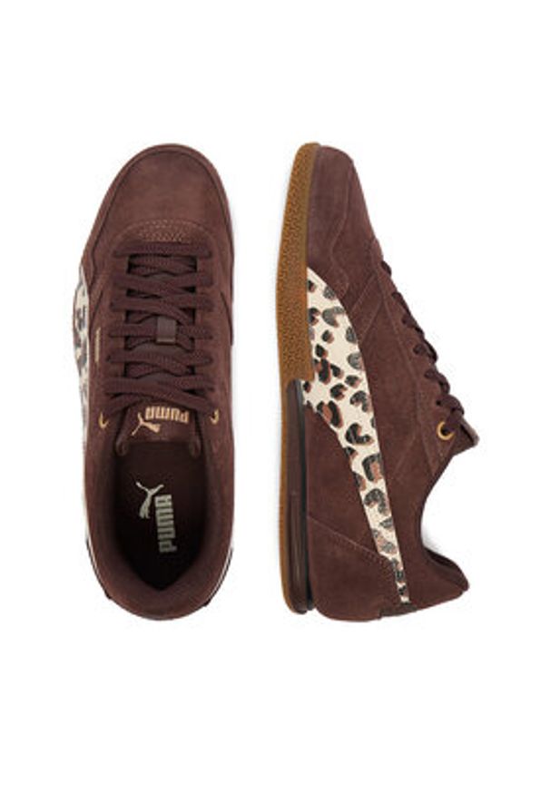 Puma Sneakersy EO-BELLA DONNA SD 40808601 Brązowy. Kolor: brązowy. Materiał: zamsz, skóra