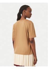 Lacoste T-Shirt TF7300 Brązowy Regular Fit. Kolor: brązowy. Materiał: bawełna #2