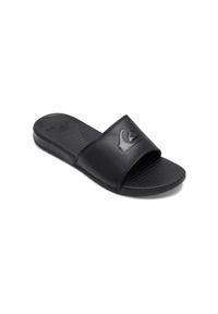 Klapki basenowe męskie Quiksilver Bright Coast Slide. Kolor: czarny. Materiał: tkanina, syntetyk