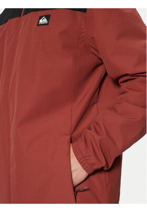 Quiksilver Kurtka przejściowa Overcast 3K EQYJK04063 Pomarańczowy Regular Fit. Kolor: pomarańczowy. Materiał: syntetyk