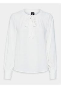 Vero Moda Curve Bluzka Alva 10301890 Biały Regular Fit. Kolor: biały. Materiał: syntetyk #6