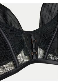 Hunkemöller Biustonosz push-up Allura 204540 Czarny. Kolor: czarny. Materiał: syntetyk. Rodzaj stanika: push-up