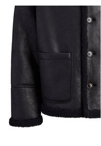 Jack & Jones Kurtka z imitacji skóry Cambridge 12282946 Czarny Regular Fit. Kolor: czarny. Materiał: skóra