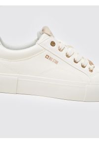 Big-Star - Sneakersy damskie ze skóry ekologicznej białe NN274A851 101. Nosek buta: okrągły. Zapięcie: sznurówki. Kolor: biały. Materiał: skóra ekologiczna #7