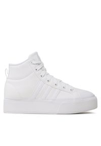 Adidas - adidas Sneakersy Bravada 2.0 Platform Mid IE2316 Biały. Kolor: biały. Materiał: materiał. Obcas: na platformie #1