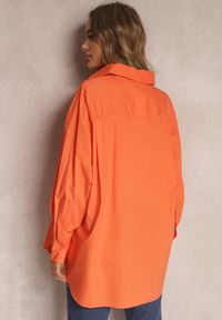Renee - Pomarańczowa Koszula Bawełniana Aquida. Kolor: pomarańczowy. Materiał: bawełna. Długość rękawa: długi rękaw. Długość: długie #2