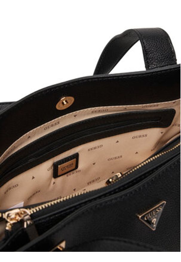 Guess Torebka Evie HWBG96 64220 Czarny. Kolor: czarny. Materiał: skórzane