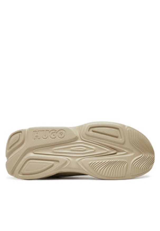 Hugo Sneakersy Leon Runn 50523838 Beżowy. Kolor: beżowy. Materiał: materiał
