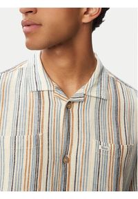 RVCA Koszula Exotica 23A041504 Kremowy Regular Fit. Kolor: kremowy. Materiał: len #2