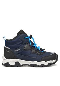 Trekkingi Geox. Kolor: niebieski. Sport: turystyka piesza
