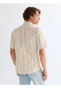 Wrangler - MESKA KOSZULA WRANGLER SS SHIRT BROWN WHITE 112378581 #5