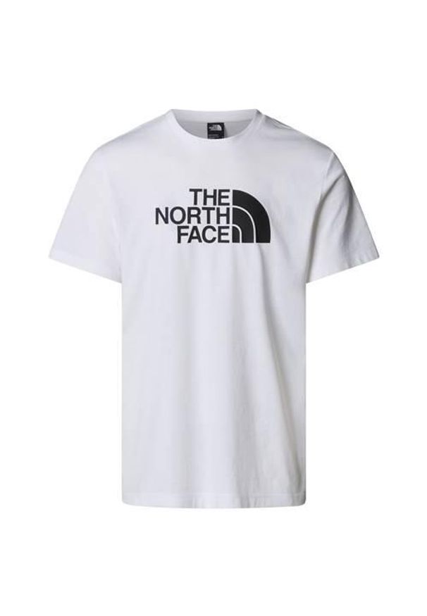 Koszulka sportowa męska The North Face Easy Tnf. Kolor: biały. Materiał: bawełna, poliester. Długość rękawa: krótki rękaw. Długość: krótkie