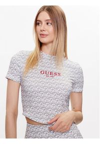 Guess Top V3YP15 MC03W Szary Slim Fit. Kolor: szary. Materiał: syntetyk #3