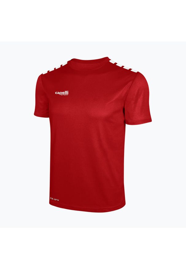 CAPELLI SPORT - Koszulka piłkarska męska Cappelli Cs One Adult Jersey SS. Kolor: czerwony. Materiał: jersey. Sport: piłka nożna