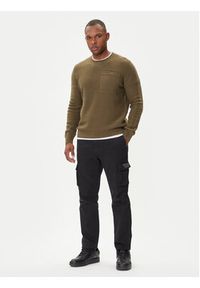 Aeronautica Militare Sweter 252MA1586UL00904 Zielony Regular Fit. Kolor: zielony. Materiał: bawełna