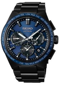 Seiko - Zegarek Męski SEIKO Astron Sunray Midnight SSH121J1. Styl: klasyczny