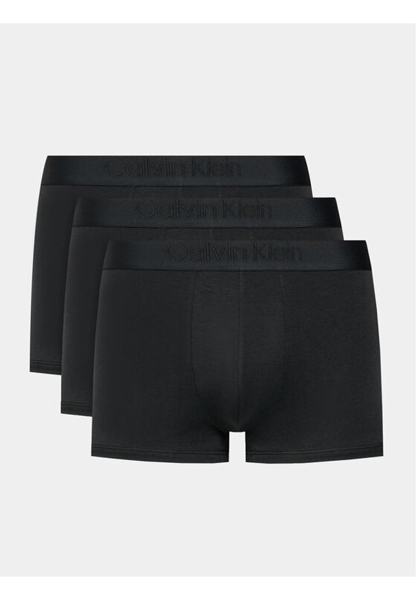 Calvin Klein Underwear Komplet 3 par bokserek 000NB3651A Czarny. Kolor: czarny. Materiał: lyocell