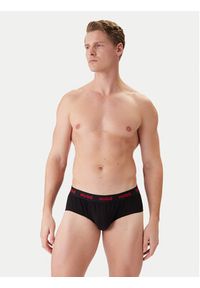 Hugo - HUGO Komplet slipów Hipbrief Triple 50532570 Czarny. Kolor: czarny. Materiał: bawełna #5