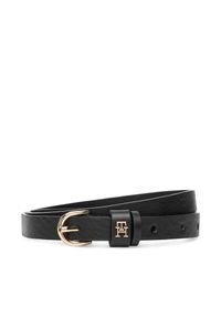 TOMMY HILFIGER - Pasek Damski Tommy Hilfiger. Kolor: czarny