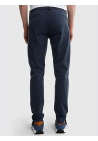 Big-Star - Spodnie chinosy męskie granatowe Tomy 404. Okazja: na co dzień. Kolor: niebieski. Materiał: jeans, materiał. Styl: klasyczny, casual, elegancki #4