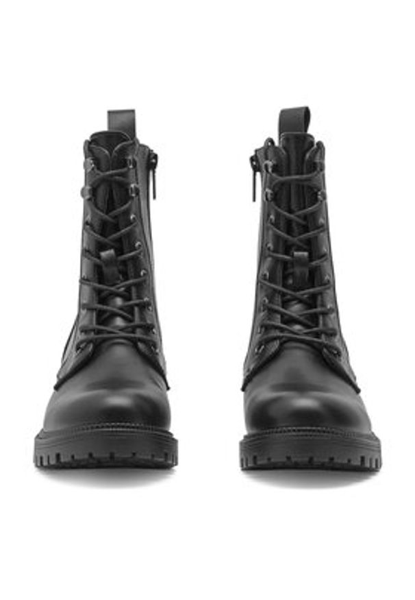 Jenny Fairy Trzewiki WS5600-01 Czarny. Kolor: czarny. Materiał: skóra