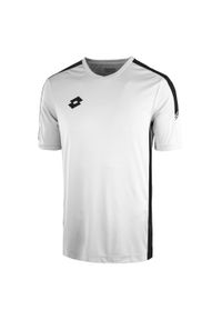 Koszulka piłkarska dla dzieci LOTTO JR ELITE PLUS. Kolor: biały. Sport: piłka nożna