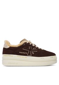 Sneakersy Premiata. Kolor: brązowy