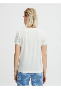 ICHI T-Shirt 20118084 Biały Regular Fit. Kolor: biały #6