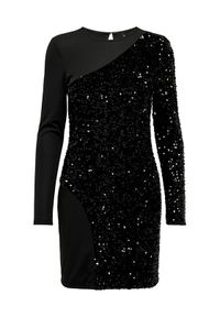 only - ONLY Sukienka koktajlowa 15312507 Czarny Regular Fit. Kolor: czarny. Materiał: syntetyk. Styl: wizytowy