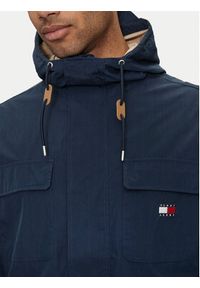 Tommy Jeans Parka Utility DM0DM18905 Granatowy Regular Fit. Kolor: niebieski. Materiał: bawełna #4