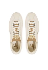 Lacoste Sneakersy Baseshot 126 51SMA0072 Kremowy. Kolor: kremowy. Materiał: skóra #4