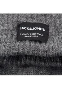 Jack & Jones - Jack&Jones Zestaw Czapka i Rękawiczki 12168383 Szary. Kolor: szary. Materiał: syntetyk