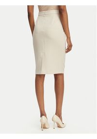 Maryley Spódnica 26EB710/43LA Beżowy Regular Fit. Kolor: beżowy. Materiał: syntetyk #3