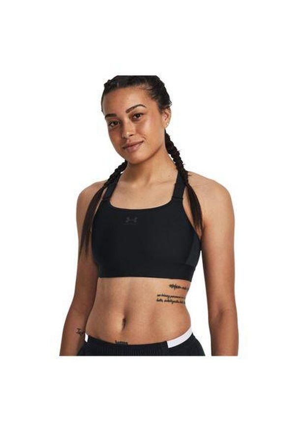 Stanik fitness Under Armour HG Armour High. Kolor: czarny. Sport: fitness
