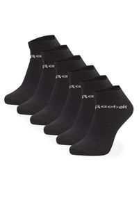 Reebok Zestaw 6 par wysokich skarpet unisex Act Core Inside Sock GH8163 Czarny. Kolor: czarny. Materiał: materiał