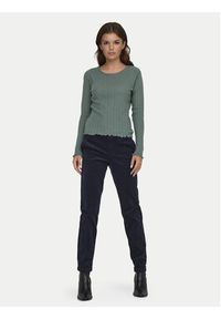 only - ONLY Bluzka Carlotta 15291987 Zielony Regular Fit. Kolor: zielony. Materiał: bawełna