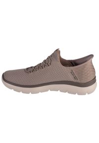 skechers - Buty sportowe Sneakersy męskie, Skechers Summits - High Range Slip-Ins. Kolor: szary. Sport: turystyka piesza