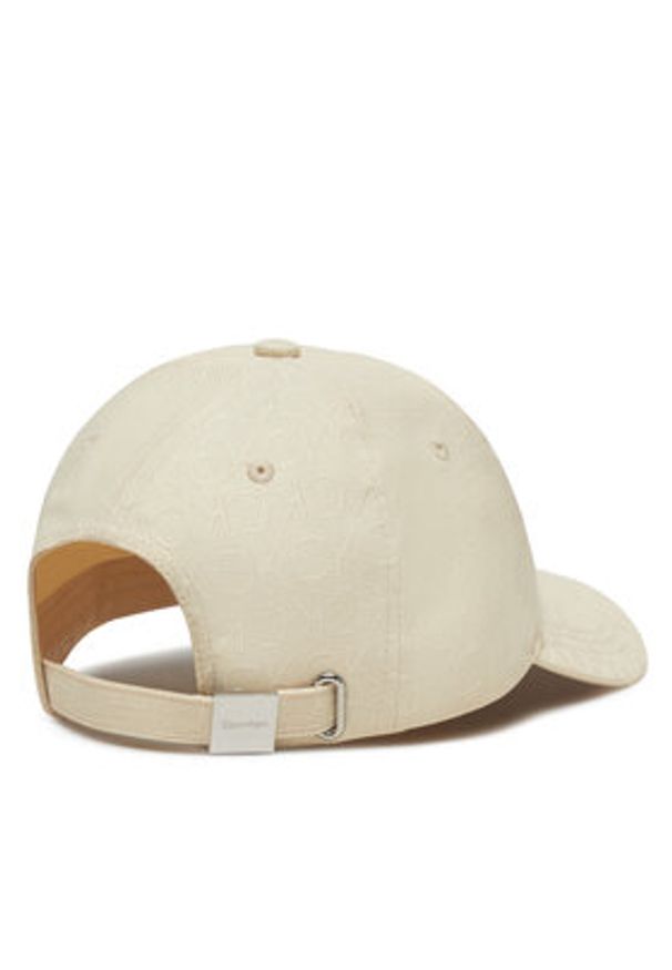 Calvin Klein Czapka z daszkiem Monogram Jacquard Cap K60K612871 Écru. Kolor: kremowy. Materiał: poliester