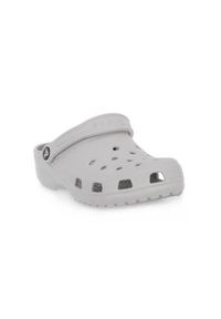 Klapki damskie Crocs Atmoshere Classic. Kolor: szary. Materiał: syntetyk, materiał. Styl: sportowy