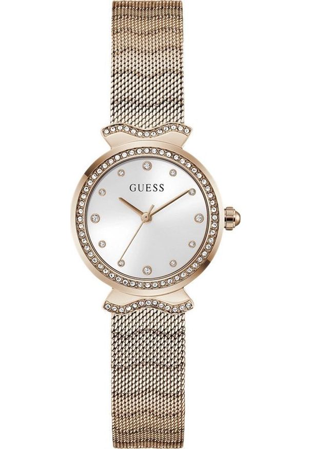 Zegarek damski Guess GW0866L3 CYRKONIE różowe złoto. Kolor: złoty, wielokolorowy, różowy