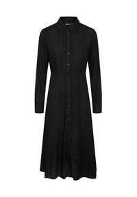 Pieces Sukienka koszulowa 17140732 Czarny Regular Fit. Kolor: czarny. Materiał: wiskoza. Typ sukienki: koszulowe #6