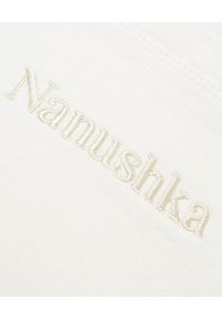 NANUSHKA - Białe spodnie dresowe Shay. Kolor: biały. Materiał: dresówka #3
