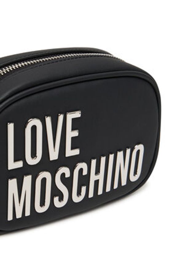 Love Moschino - LOVE MOSCHINO Torebka JC4026PP1NKD000B Czarny. Kolor: czarny. Materiał: skórzane