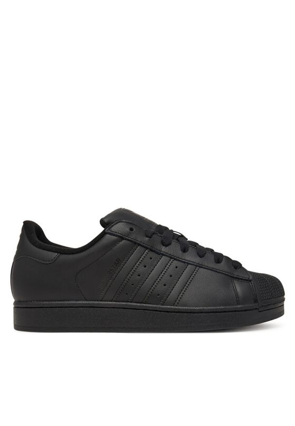 Adidas - adidas Sneakersy Superstar II JI0081 Czarny. Kolor: czarny. Materiał: skóra. Model: Adidas Superstar
