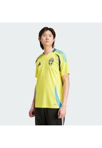 Adidas - Koszulka Sweden 24 Home. Kolor: żółty. Materiał: materiał. Sport: piłka nożna #1