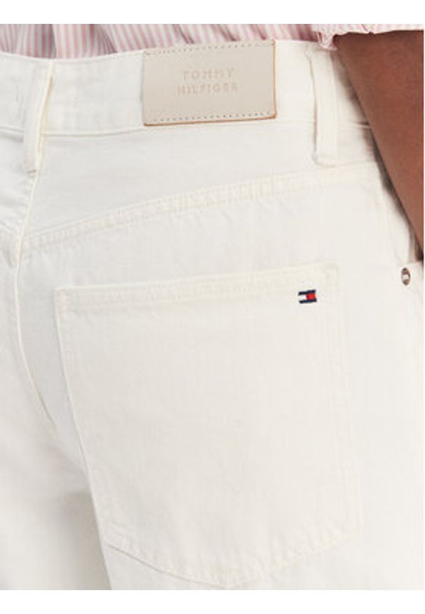 TOMMY HILFIGER - Tommy Hilfiger Jeansy WW0WW49500 Écru Barrel Fit. Kolor: kremowy