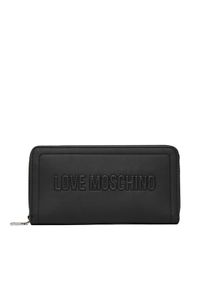 Love Moschino - LOVE MOSCHINO Portfel JC5500PP0OLE0000 Czarny. Kolor: czarny. Materiał: skóra #1